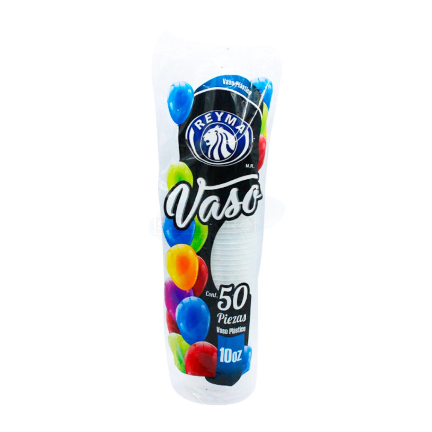 VASO DE PLÁSTICO REYMA No. 10/ 296 ml 50 PIEZAS